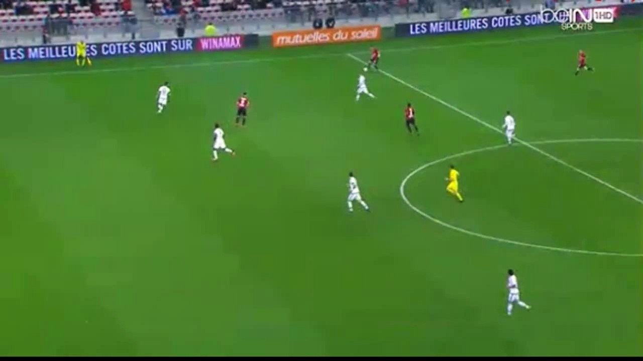 Mapou Yanga-Mbiwa AutoGoal 2-0 OGC Nice vs  Olympique Lyon 20.11.2015