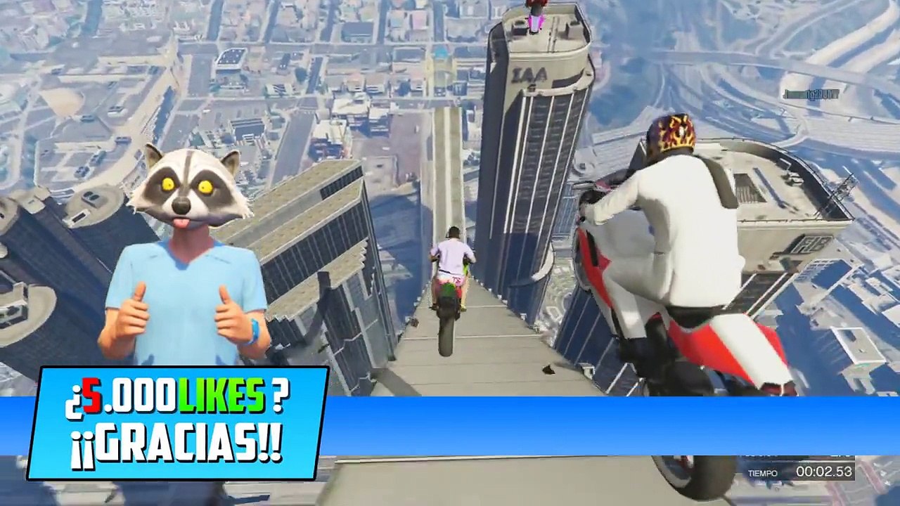 PERO PARA QUE ME CHOCAS!! - Gameplay GTA 5 Online Funny Moments (Carrera GTA V PS4)