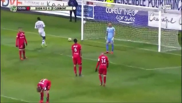 4-1 Farid Boulaya Goal France Ligue 2 - 20.11.2015, Dijon FCO 4-1 Clermont Foot