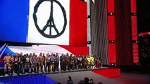 WWE honors the victims of the Paris terrorist attacks  Raw, November 16, 2015
