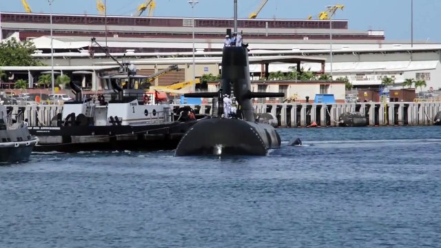 Australian Submarine HMAS Sheean Returns to Pearl Harbor