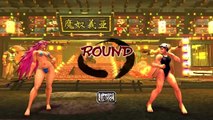 (60fps) Poison vs Sakura Sexy USF4 Omega Mode Bikini Mod Fight