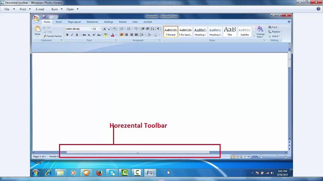 Part 3 - Microsoft Word Tutorial In Urdu/Hindi - Quick Access Toolbar