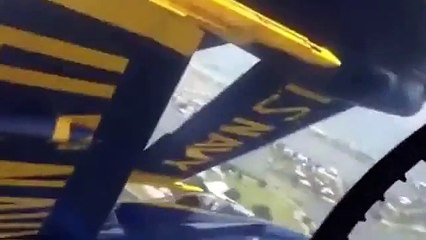 Terrifying video shows how tight a Blue Angels formation is