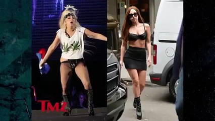 Lady Gaga Walking New York In A Bra