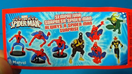 10 surprise eggs Marvel SPIDERMAN Disney Cars Planes Disney FROZEN Fairies Kinder Surpirse