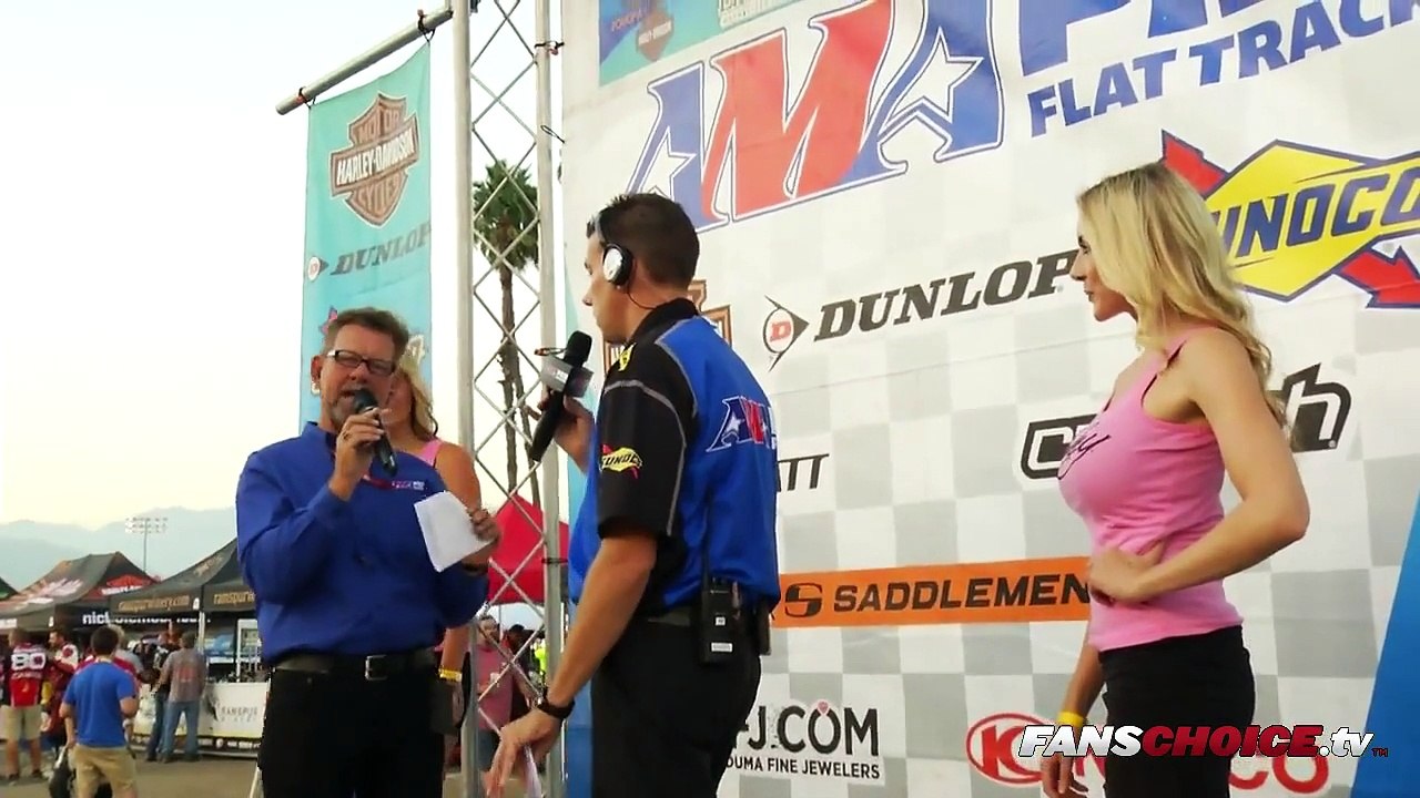 2014 AMA Pro Flat Track Finals Opening Ceremonies Moto gp racing