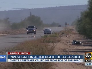 Death of 3-year-old under investigation