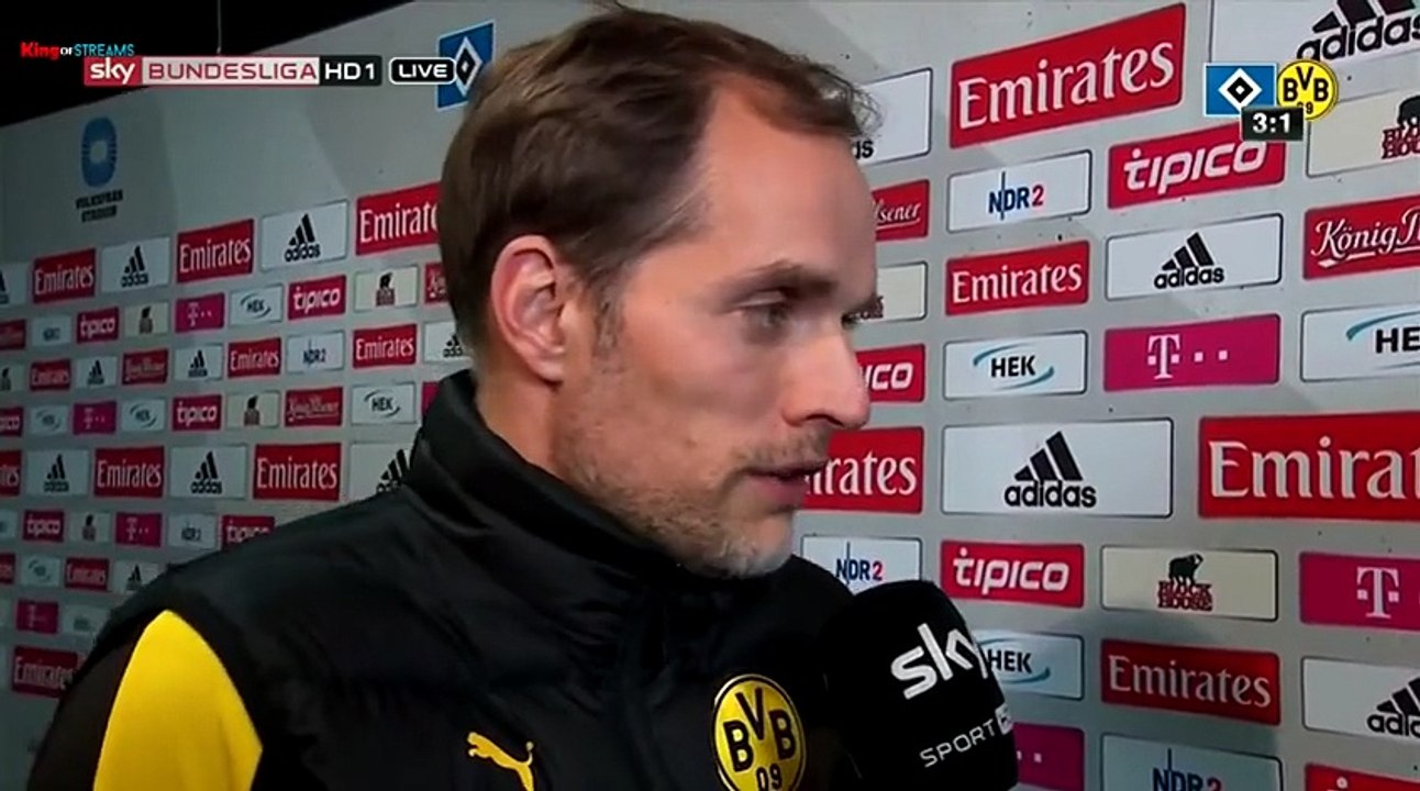 Thomas Tuchel post-match interview - HSV v Borussia Dortmund