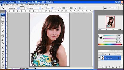 Tutorial Photoshop - Menyeleksi dengan extract