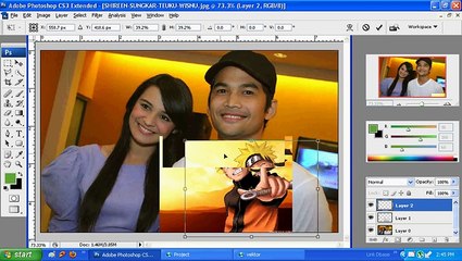Tutorial Photoshop - Menambahkan gambar ke kaos
