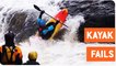 Whitewater Rapids Kayaking Fails | Wipe Out