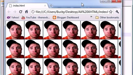 XHTML and CSS Tutorial - 20 - Background Images