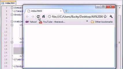 XHTML and CSS Tutorial - 11 - Tables