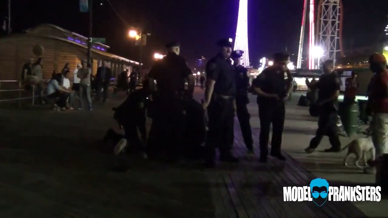 Gang Fight In front Cops Prank