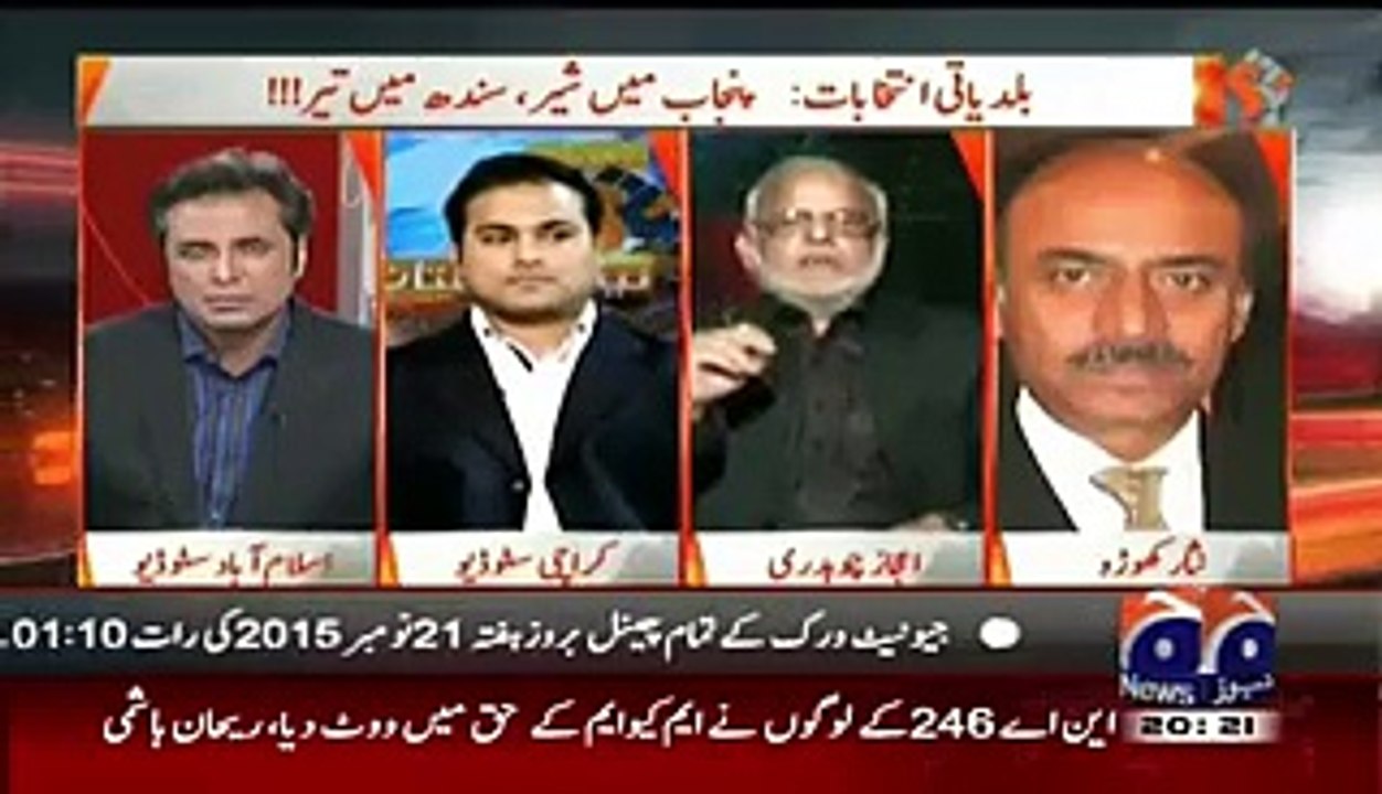 Musharraf Boot Licker Will Ask Question To Me-- Ejaz Chaudhary Taunts Daniyal Aziz