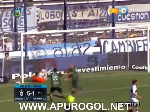 Gimnasia L.P. 5-1 San Martin S.J. ~ [Primera Division] - 20.11.2015 - All Goals & Highlights