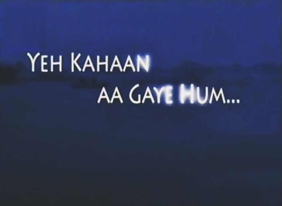 Yeh Kaha Aa Gaye Hum TV Serial Title Song - Doordarshan National (DD1)