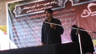 Moulana Sajjad Hussain (Nawan Sher) 8 Muharram 1437hj at Basti Mehmoodaywala (KWL)