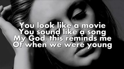 Adele  I Miss You (Lyrics On Screen)