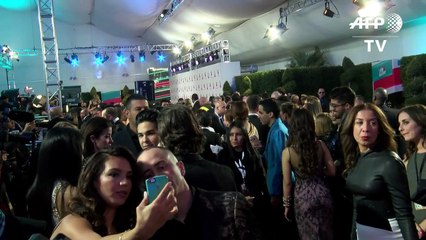 Stars walk the red carpet for the Latin Grammys