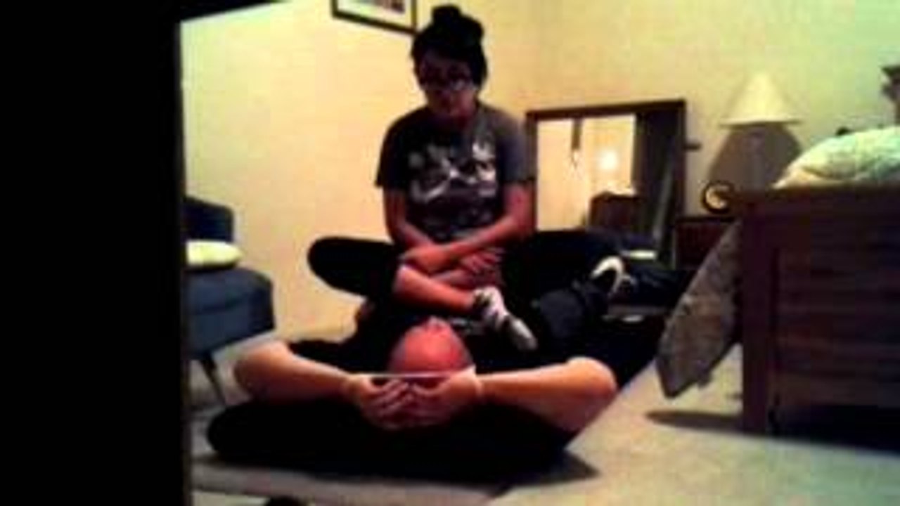 Sexy stomp sitting by Lesbian