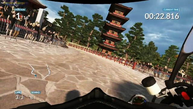 RideX64 - #09 Kanto Temples - South Circuit, Triumph Street Triple 2014, Pro sim
