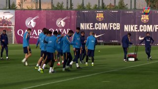 FCB Training Session: Final tuneup ahead of visit from Rayo Vallecano
