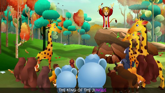 Lion Finger Family - 3D Animation - English Nursery Rhymes - Nursery Rhymes - Kids Rhymes - for children with Lyrics