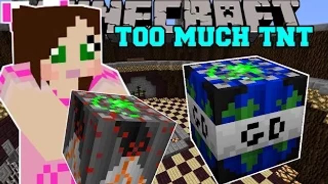 PopularMMOs Minecraft: WORLD ENDING TNT - Pat and Jen Mod Showcase GamingWithJen