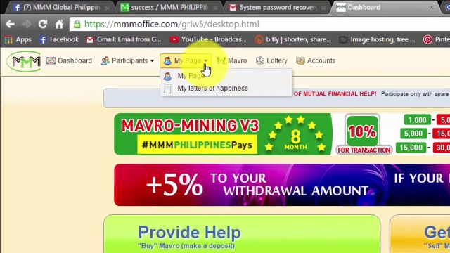 MMM Global Tutorial- How to register or create an account