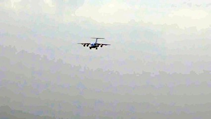 Tentative d'atterrissage par grand vent