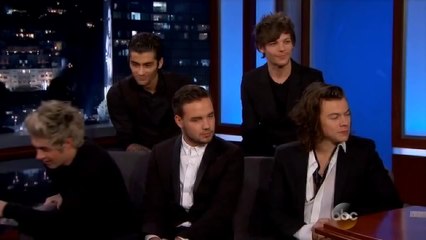 One direction on the jimmy Kimmel show
