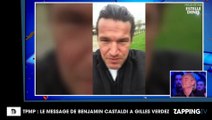 TPMP : Gilles Verdez troublé par un message de Benjamin Castaldi en plein direct