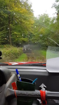 Monique Rallye des Sauterelles 2015 Equipage Monique et Amélie au passage des bourbiers