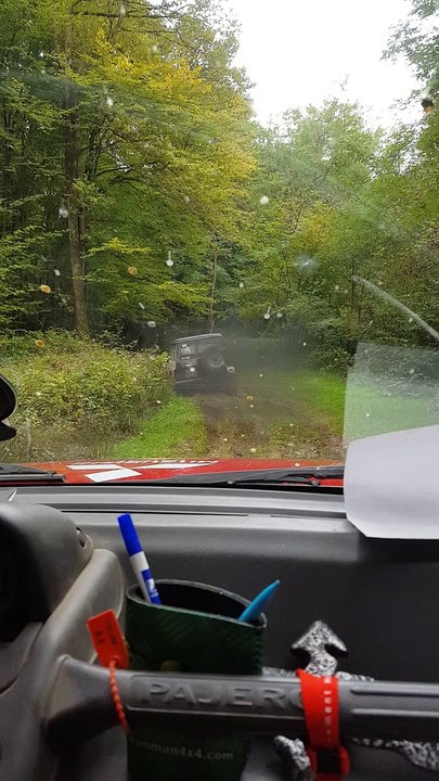 Monique Rallye des Sauterelles 2015 Equipage Monique et Amélie au passage des bourbiers