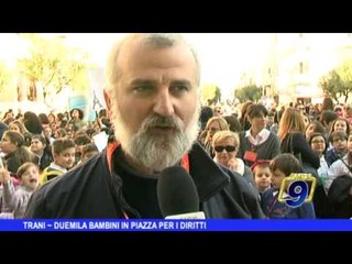 TRANI | Duemila bambini in piazza per i diritti