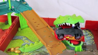 Croc Escape Crocodile Eats Lightning McQueen and Micro Drifters Cars Cars Family Vacation