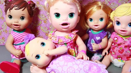 Baby Alive Newborn NEW BABY GIRL Big Sister BIG HEAD Baby Dolls Collection Funny Video