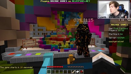 Minecraft | LEFT HANDED PAINTING CHALLENGE!!