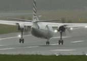 Storm Barney Forces Plane to Have a Bumpy Landing
