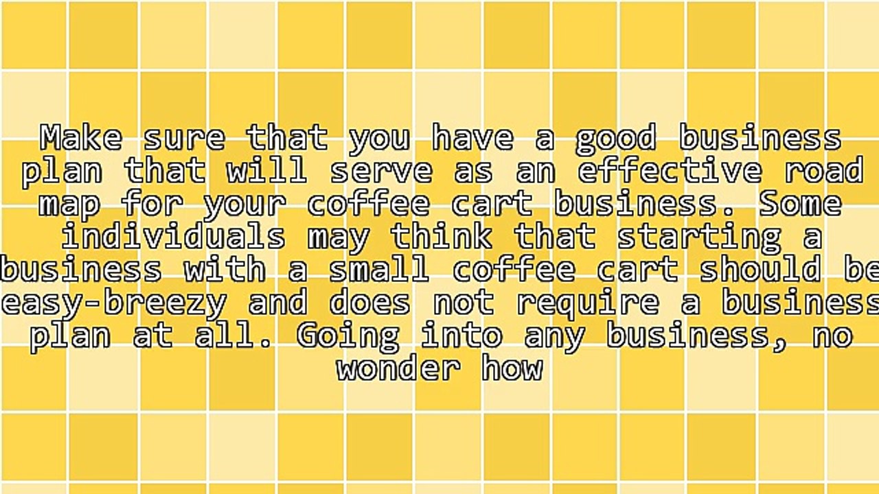 Additional Things to Know About Getting Into the Coffee Business With a Mobile Cart