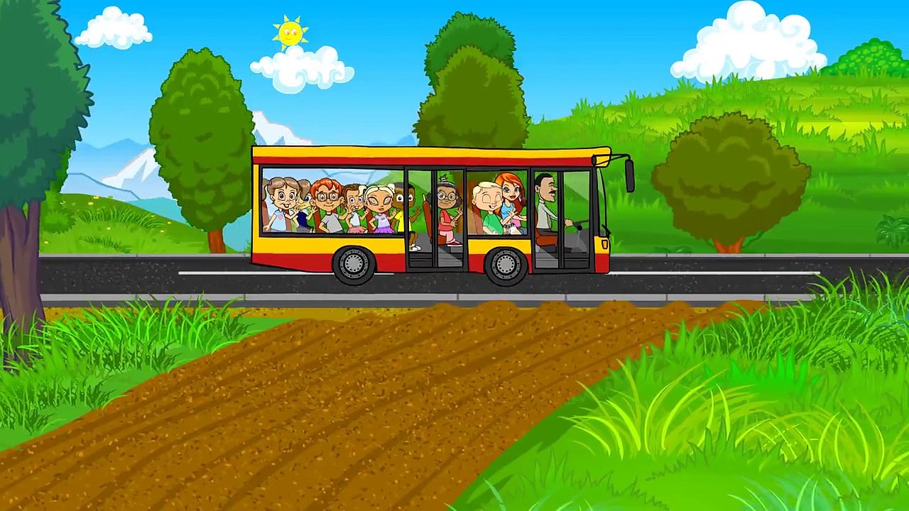 Koła Autobusu Kręcą się - BajuBaju.tv - dla Dzieci po Polsku