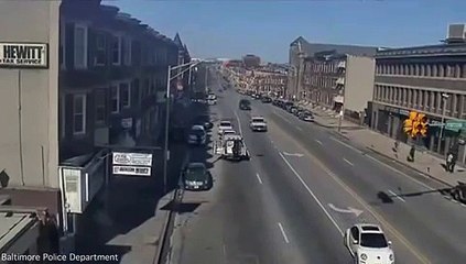 CCTV: Private Security Camera Captures ‘Mystery Stop’ of Police Van That Was Carrying Fred