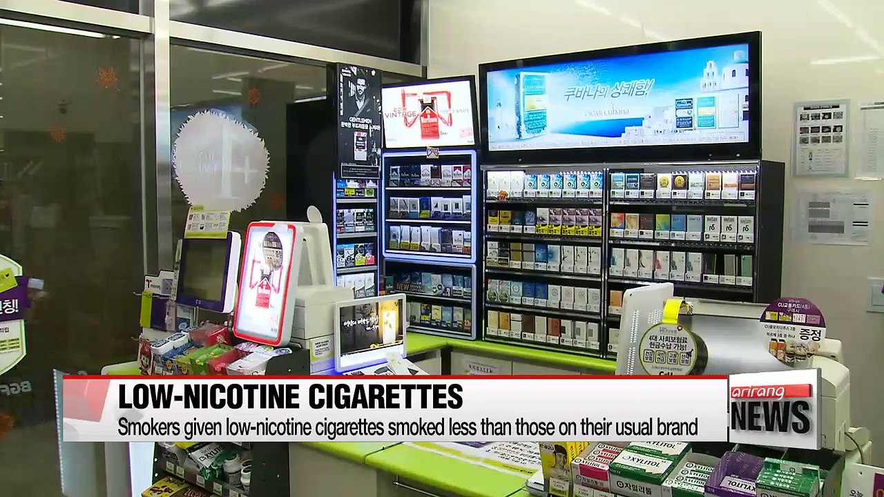 New study shows smokers of reduced-nicotine cigarettes smoke less