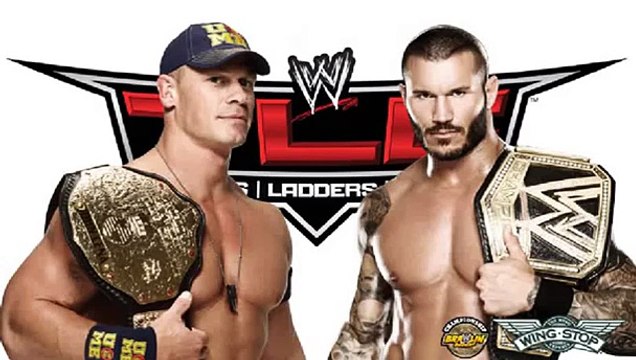 WWE TLC 2013 John Cena vs Randy Orton (WORLD CHAMPION vs WWE CHAMPION)