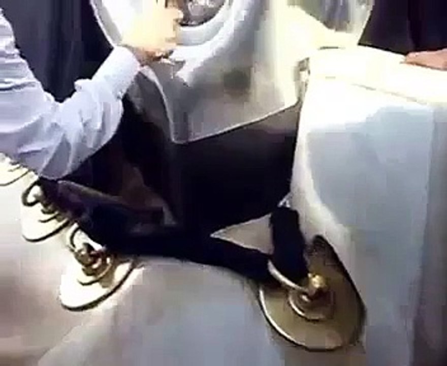 Cleaning and Maintenance of Hajr e Aswad . EXCLUSIVE VIDEO