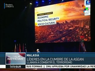 Malasia: Cumbre ASEAN llama a combatir el terrorismo en el mundo