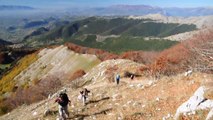 DOM. 8-11-15: TREKKING SUL MONTE CAIRO(1669 METRI) DAL PAESE DI TERELLE (950 METRI) VICINO L'ABBAZIA DI MONTECASSINO.