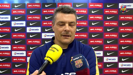 Xavi Pascual: "Para nosotros y para Vardar es un partido muy difícil"